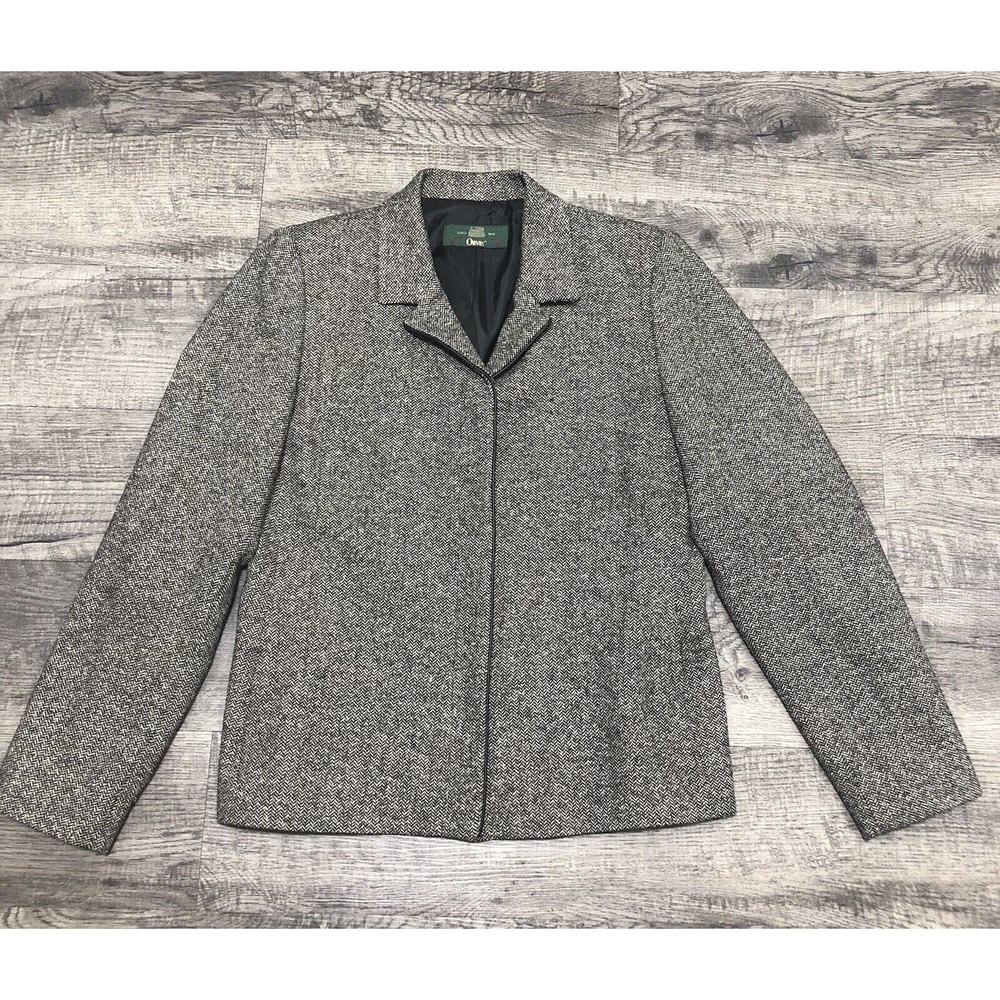Orvis Tweed Blazer Sz M ~8/10 ~Chest 36” ~Wool Silk Blend Lined jacket Coat C13